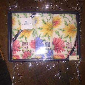 Givenchy Floral Hand Towels designer home decor
